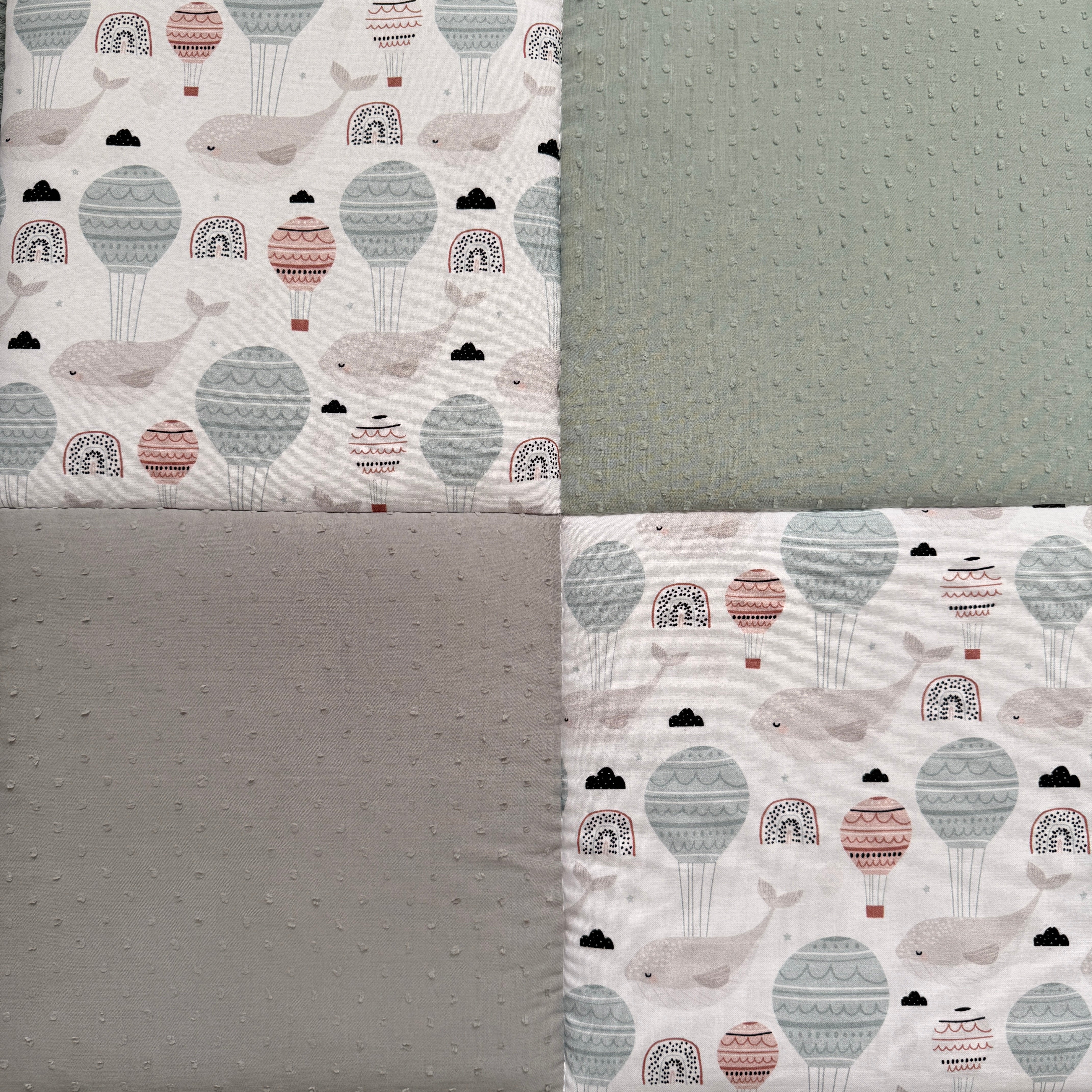 Krabbeldecke "Wale“ Modell 2