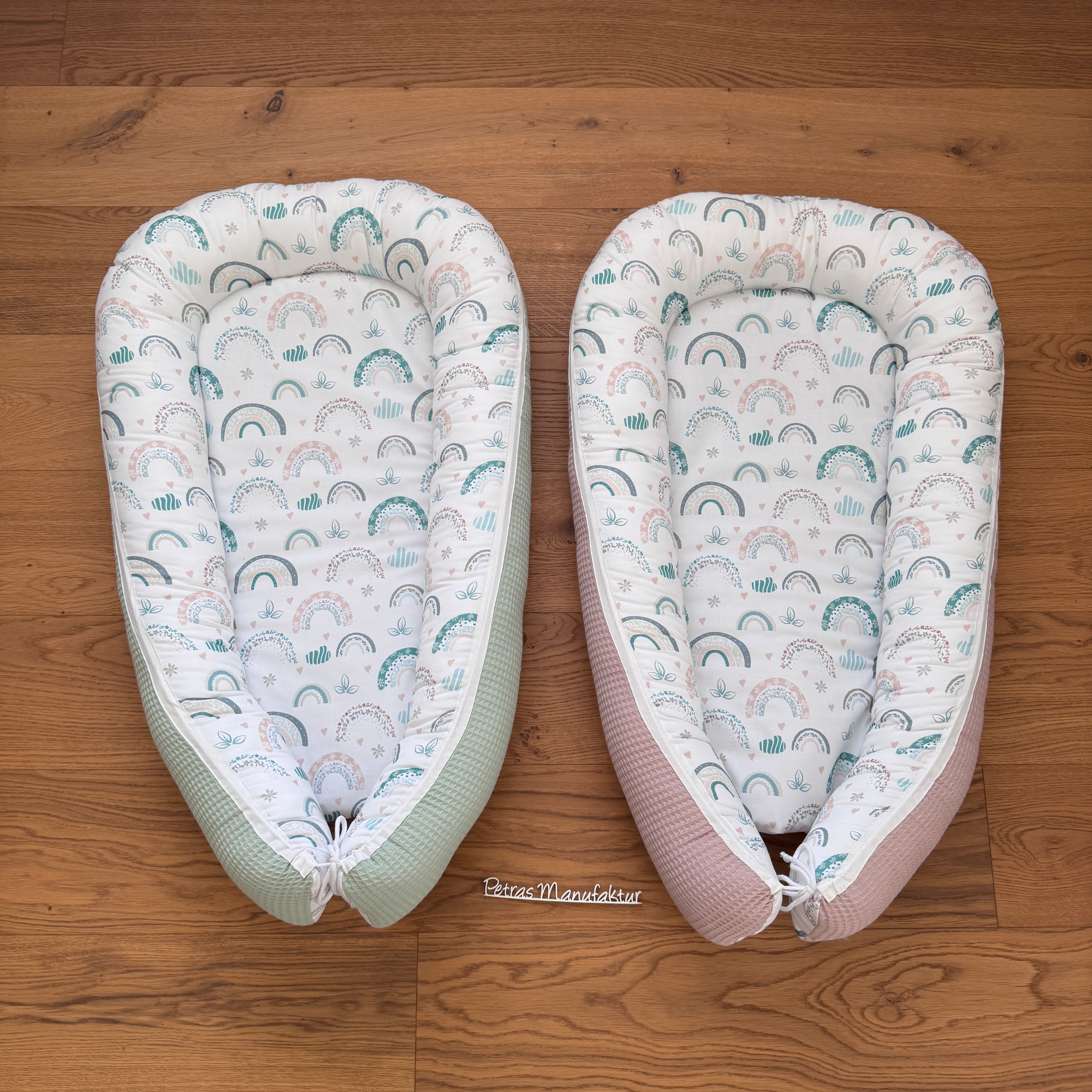 Babynestchen "Regenbogen pastell"