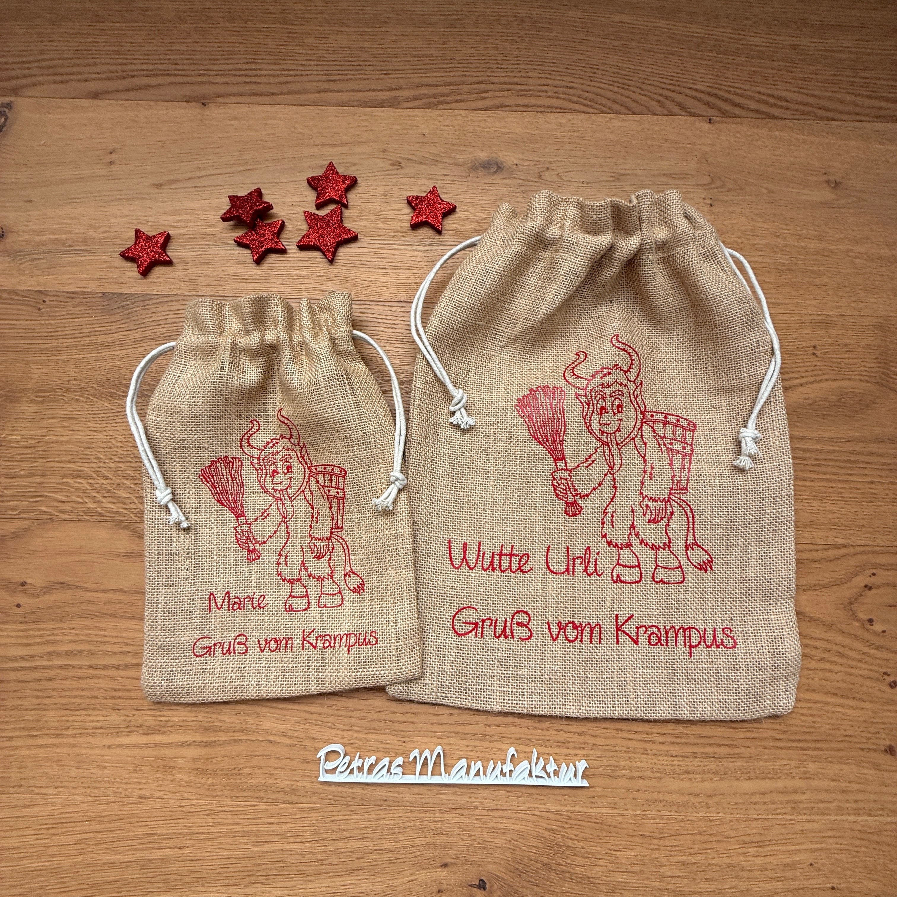Nikolaussackerl Jute natur