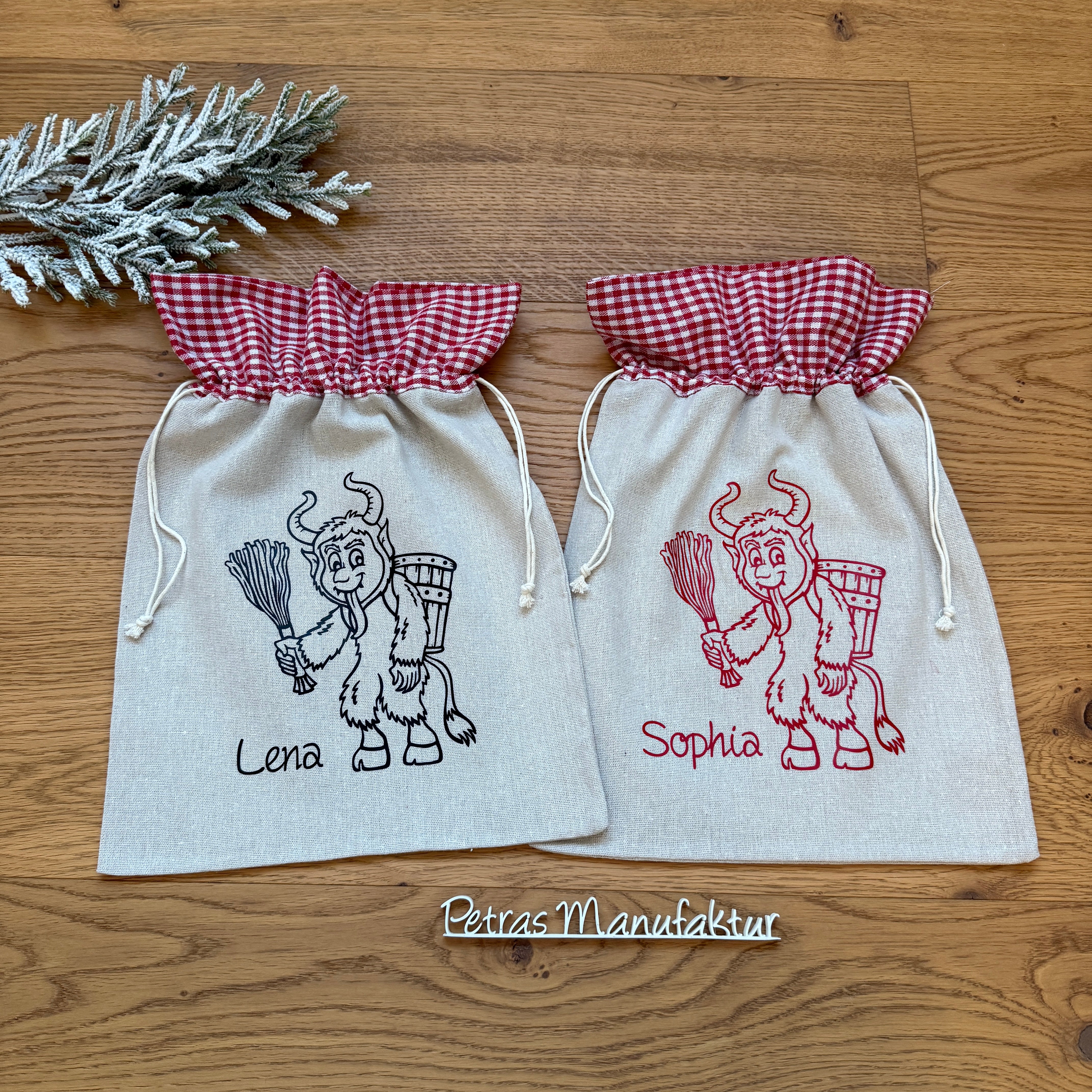Nikolaussackerl Leinen