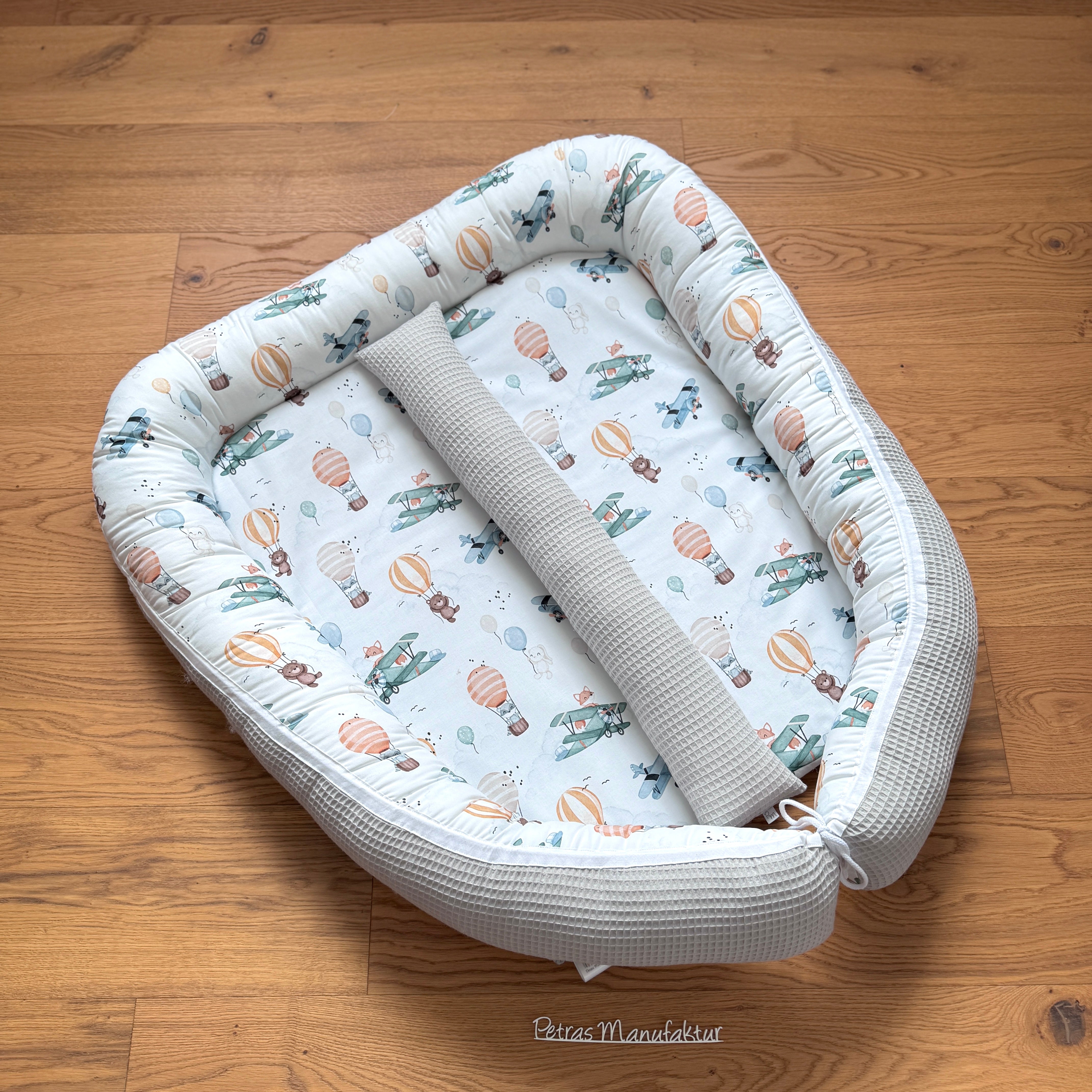 Zwillingsnestchen "fliegende Kuscheltiere"