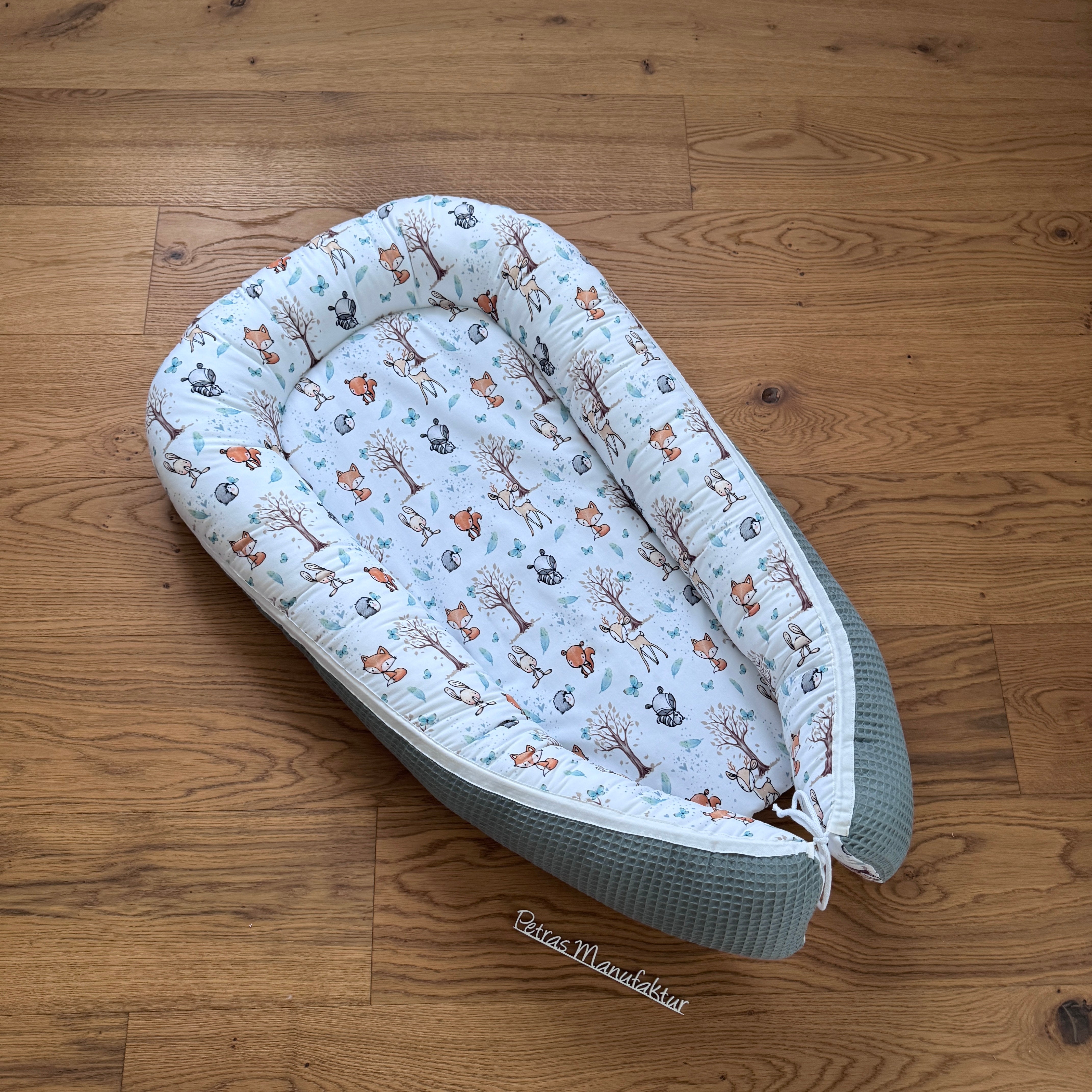 Babynestchen "Waldtiere mint“