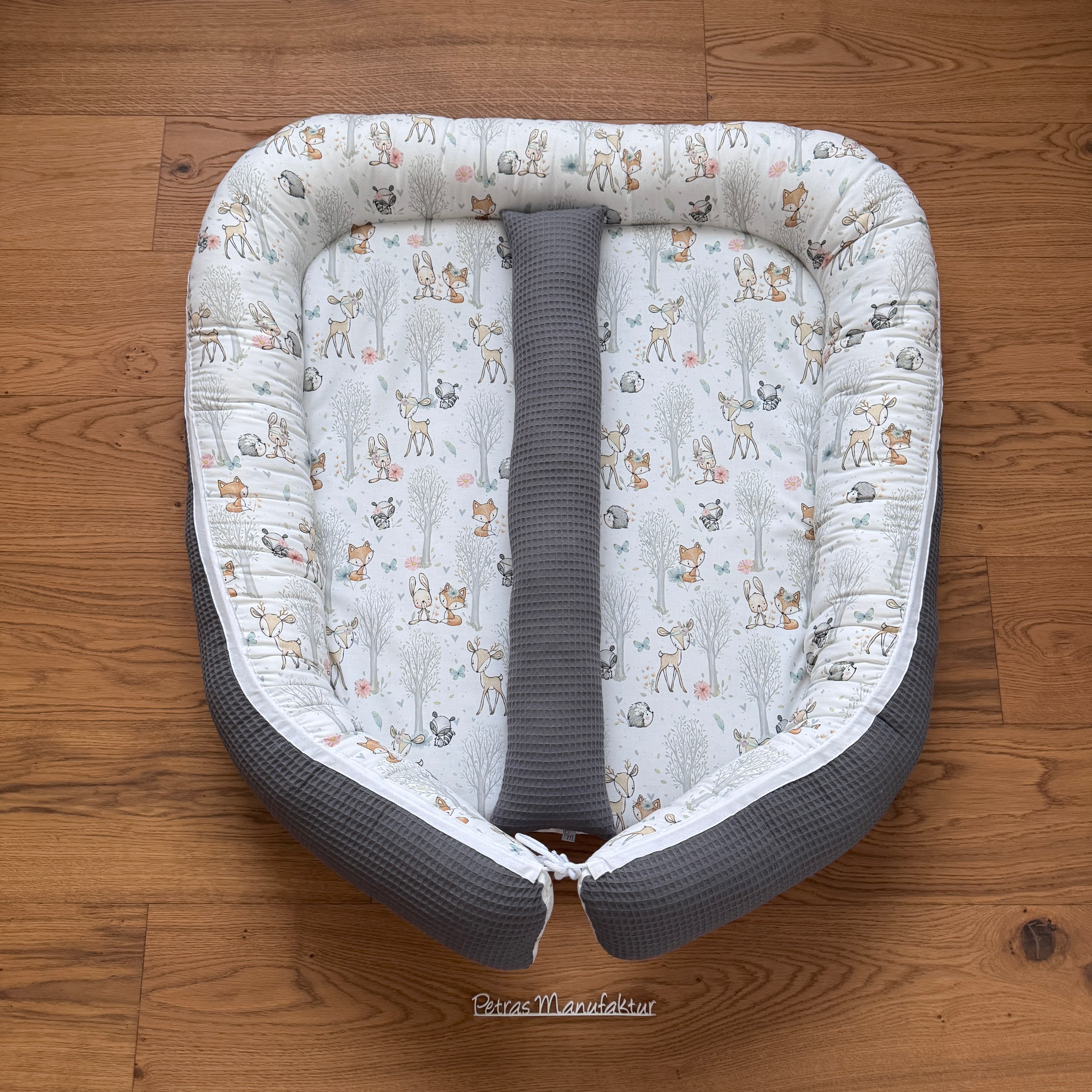 Zwillingsnestchen "Waldtiere pastell"