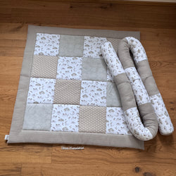 Krabbeldecke "Wolken beige“