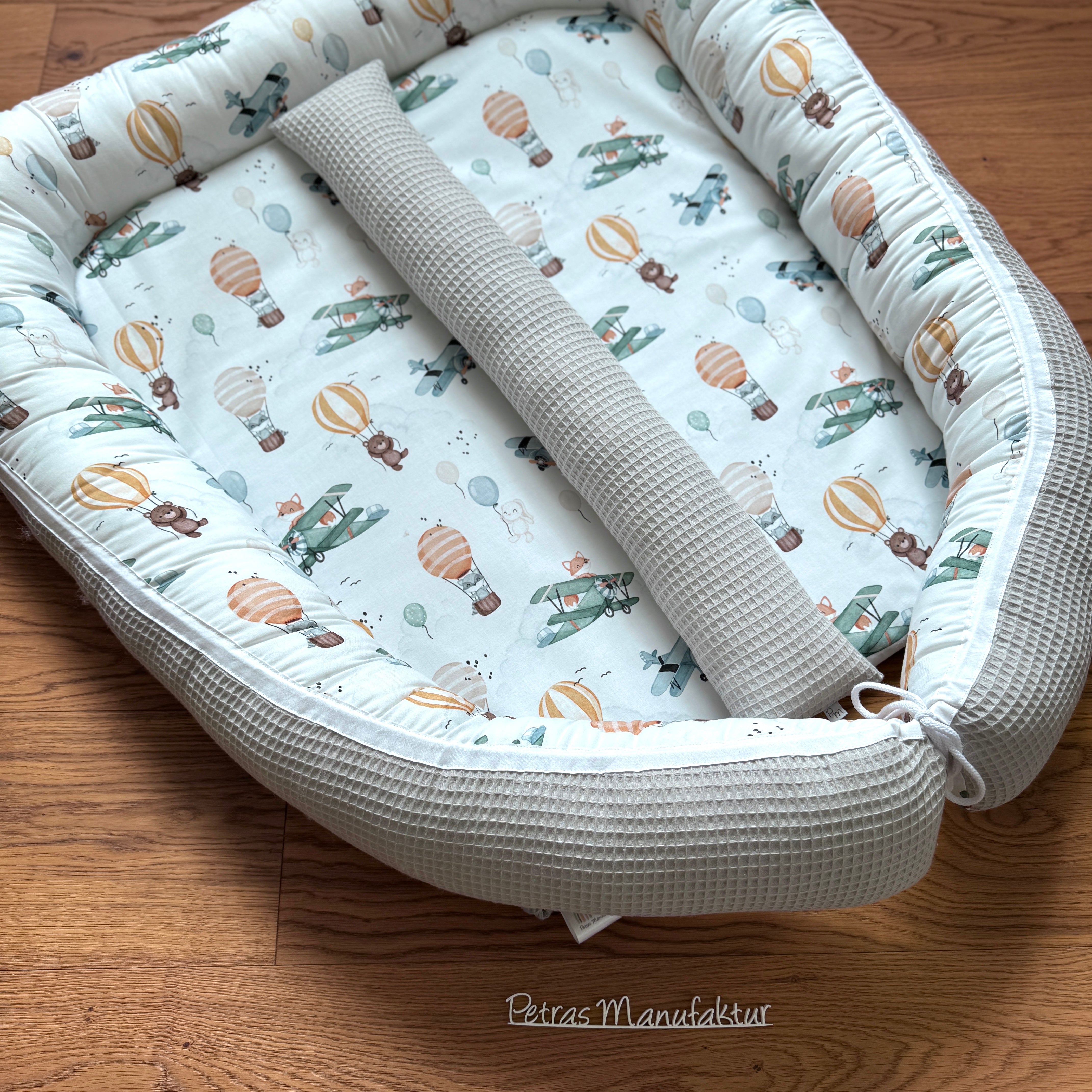 Zwillingsnestchen "fliegende Kuscheltiere"