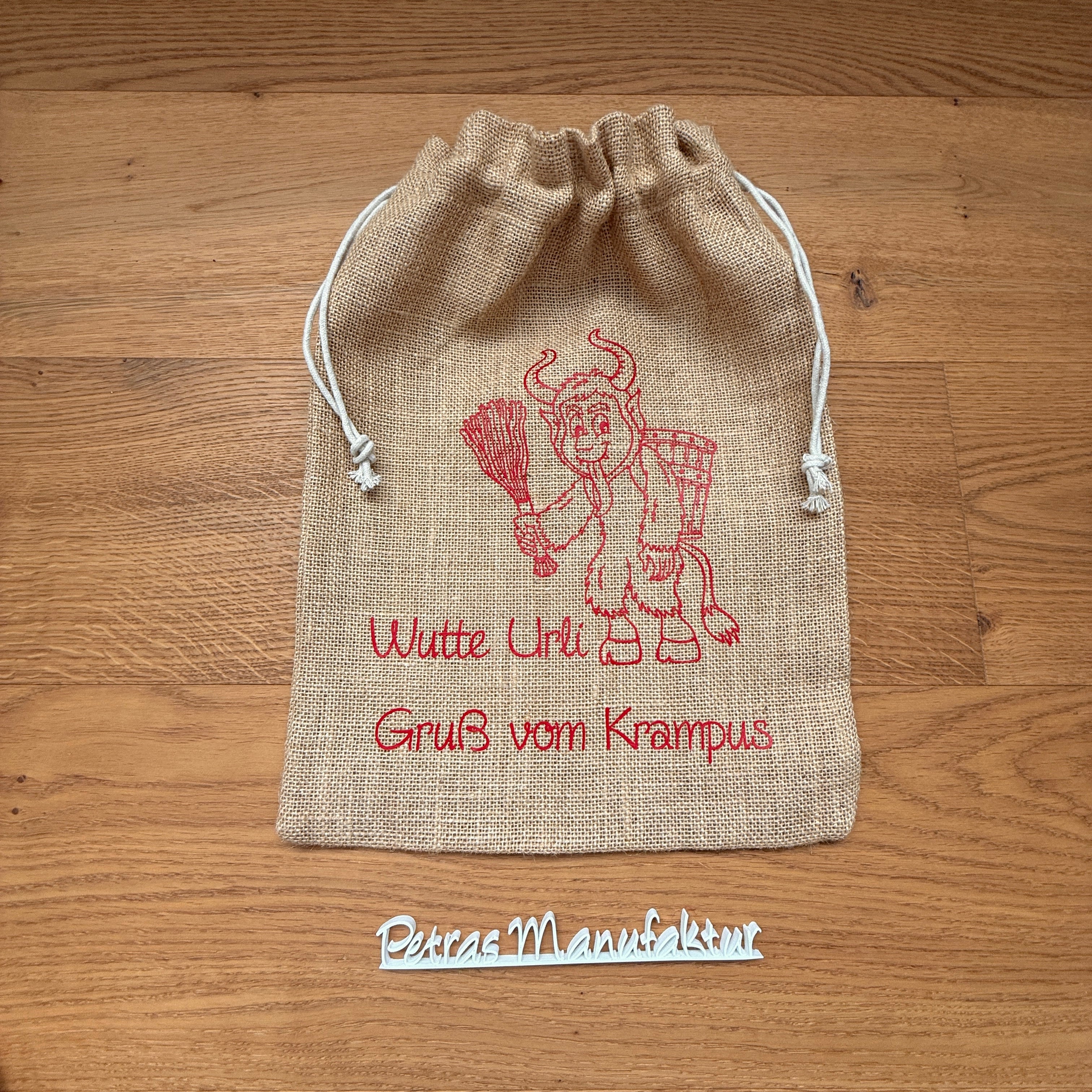 Nikolaussackerl Jute natur