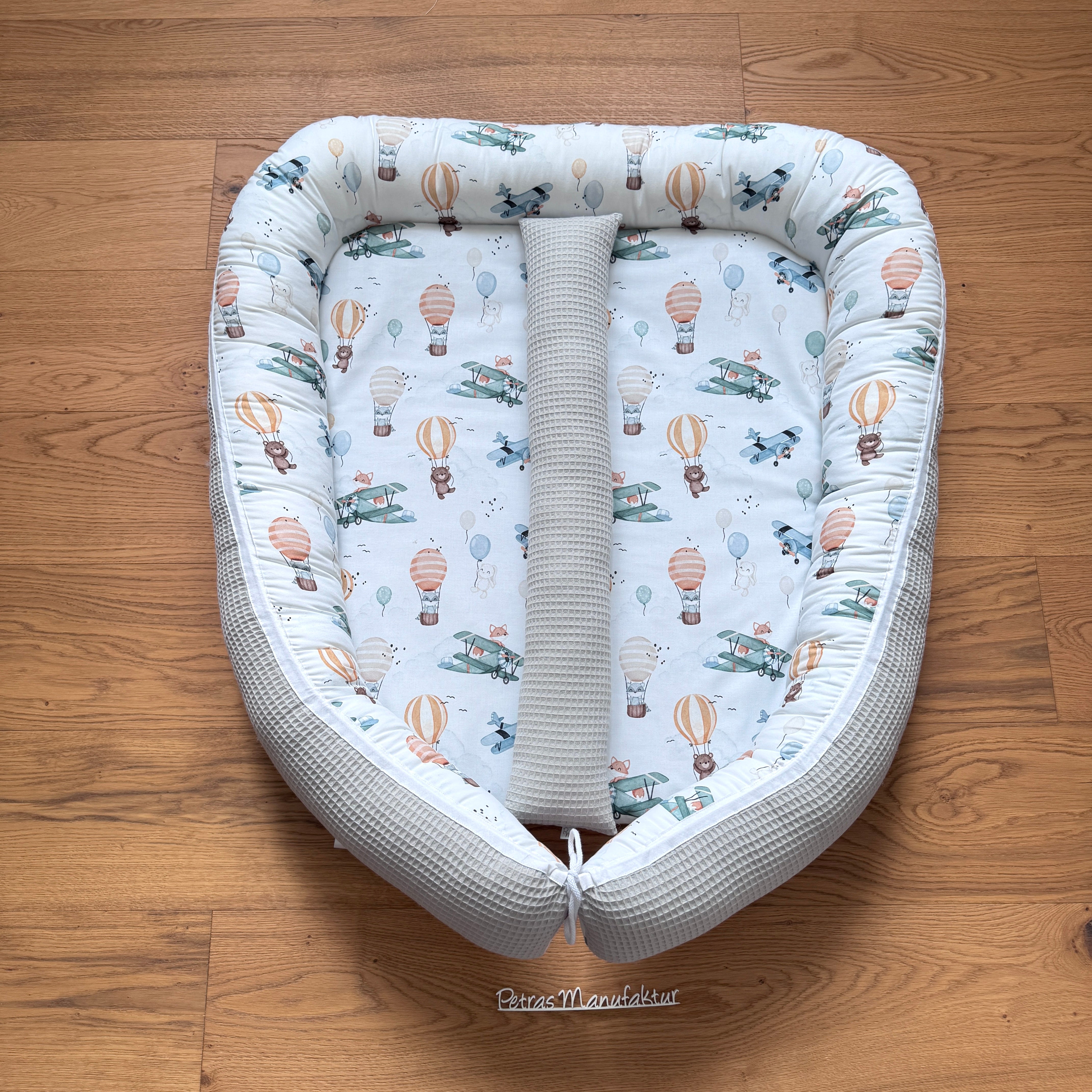 Zwillingsnestchen "fliegende Kuscheltiere"