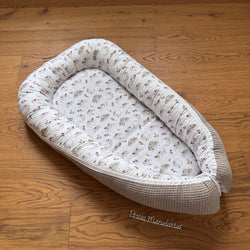 Babynestchen "Wolken beige"