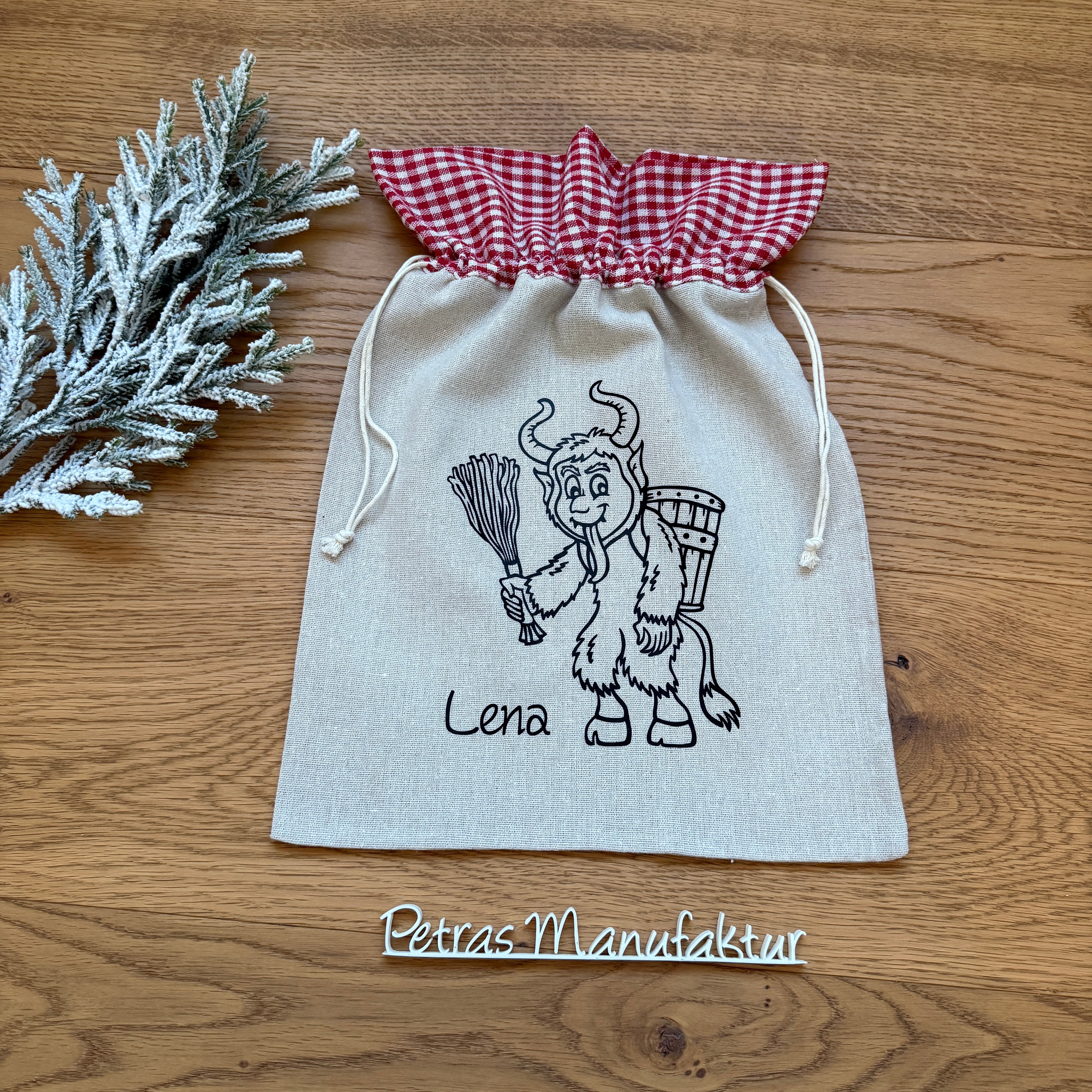 Nikolaussackerl Leinen